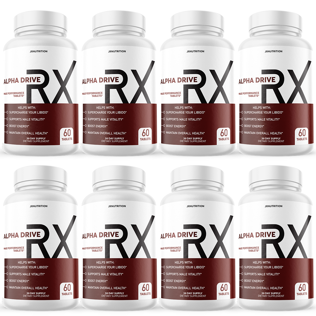 Alpha Drive XR - Male Enhancement Dietary Supplement 60 Tablets (8 Pack)
